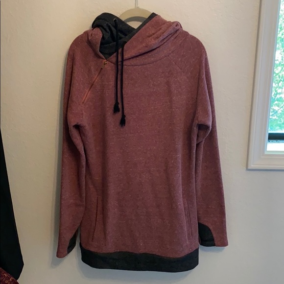 Tops - Double hoodie sweatshirt